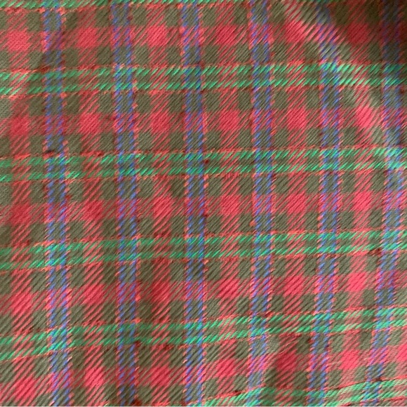 Madewell women shirt Medium Red Green Plaid Westlake Long sleeve button down - Picture 6 of 12